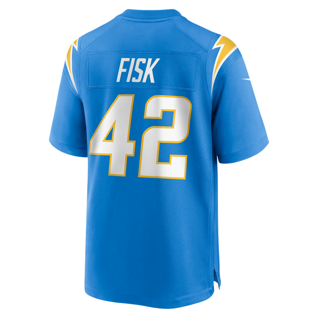 Los Angeles Chargers Tucker Fisk Nike Powder Blue Game Jersey