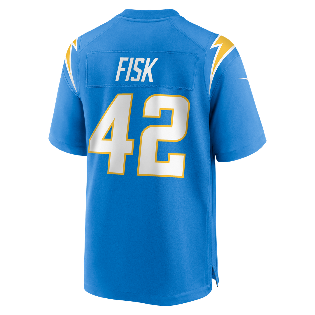 Los Angeles Chargers Tucker Fisk Nike Powder Blue Game Jersey