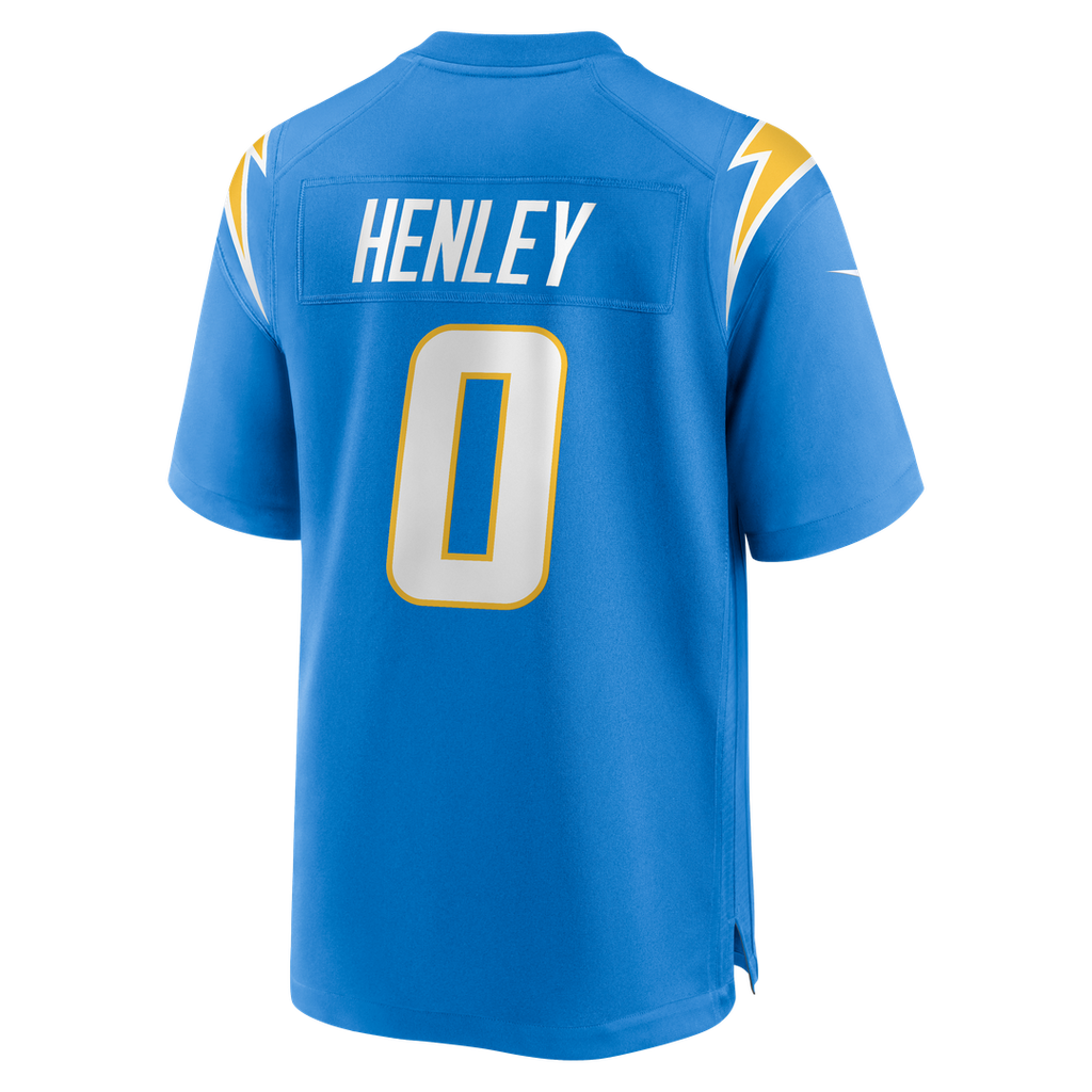 Los Angeles Chargers Daiyan Henley Nike Powder Blue Game Jersey
