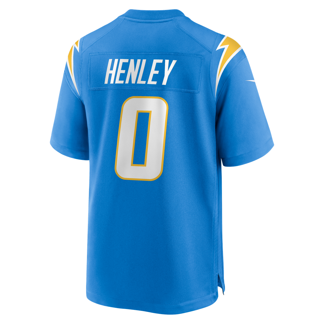 Los Angeles Chargers Daiyan Henley Nike Powder Blue Game Jersey