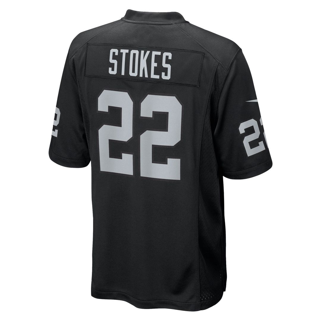 Las Vegas Raiders Eric Stokes Nike Black Game Jersey