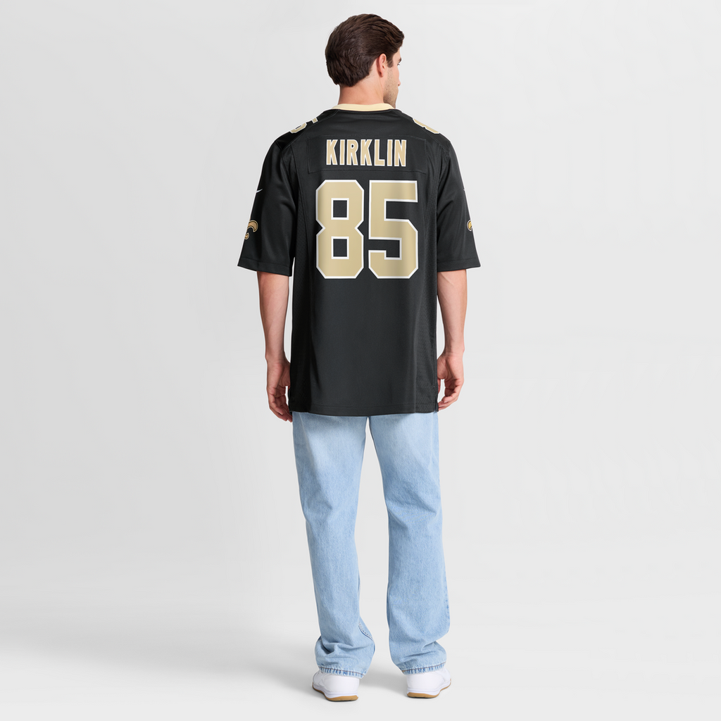 New Orleans Saints Jontre Kirklin Nike Black Game Jersey
