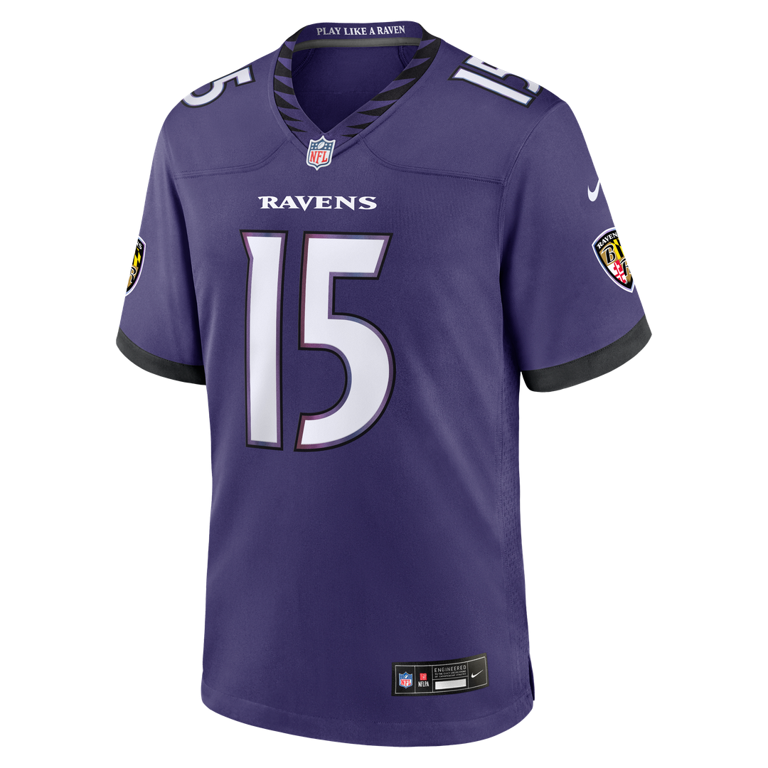 Baltimore Ravens Mike Green Nike Purple Game Jersey