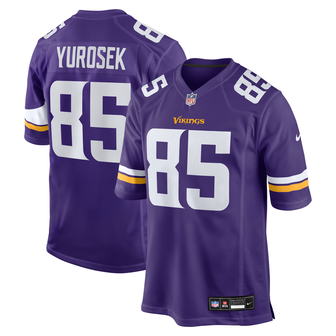 Minnesota Vikings Ben Yurosek Nike Purple Game Jersey