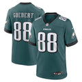 Philadelphia Eagles Dallas Goedert Nike Midnight Green Game Jersey