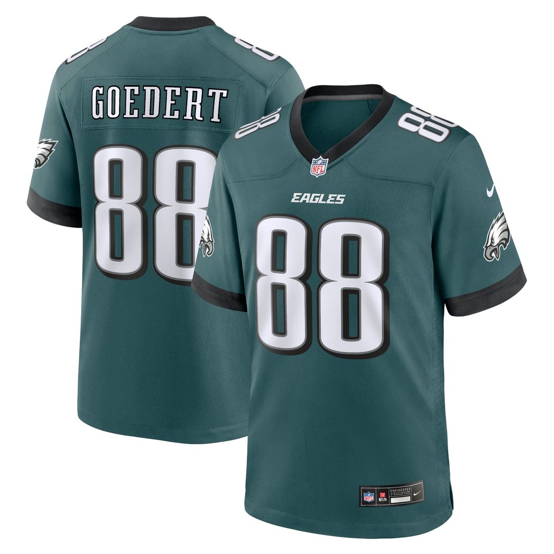 Philadelphia Eagles Dallas Goedert Nike Midnight Green Game Jersey