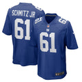 New York Giants John Michael Schmitz Jr. Nike Royal Game Jersey
