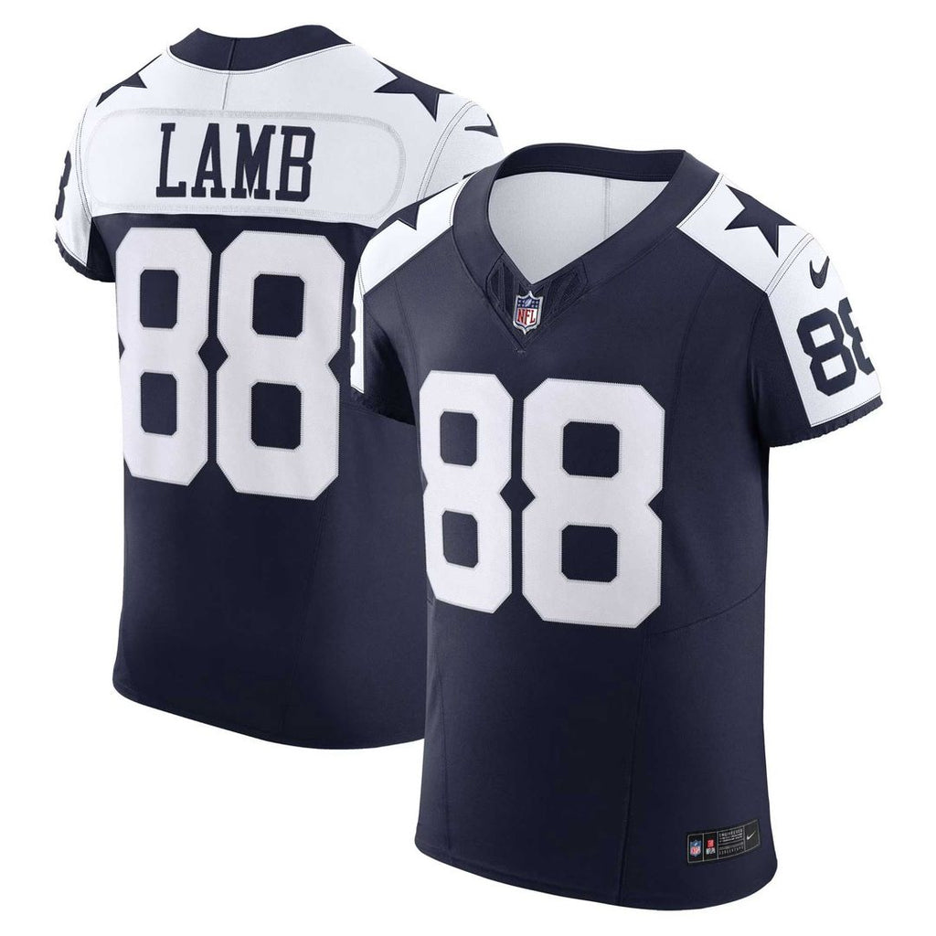 Dallas Cowboys CeeDee Lamb Nike Navy Alternate Vapor FUSE Elite Jersey