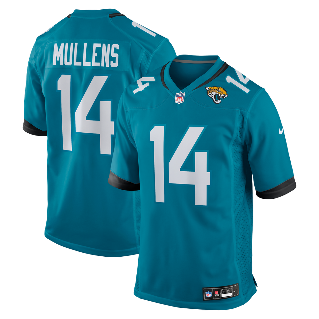 Jacksonville Jaguars Nick Mullens Nike Teal Game Jersey