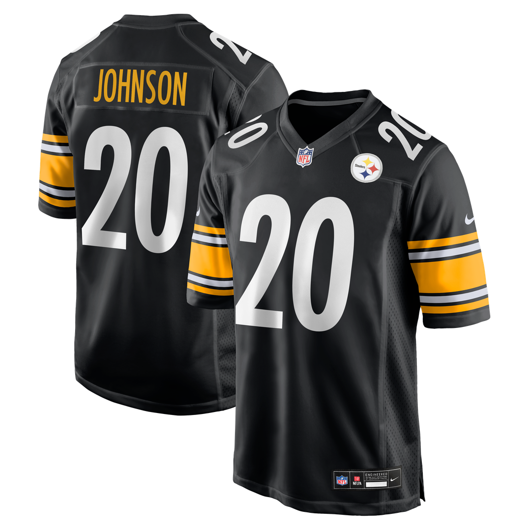 Pittsburgh Steelers Kaleb Johnson Nike Black Game Jersey