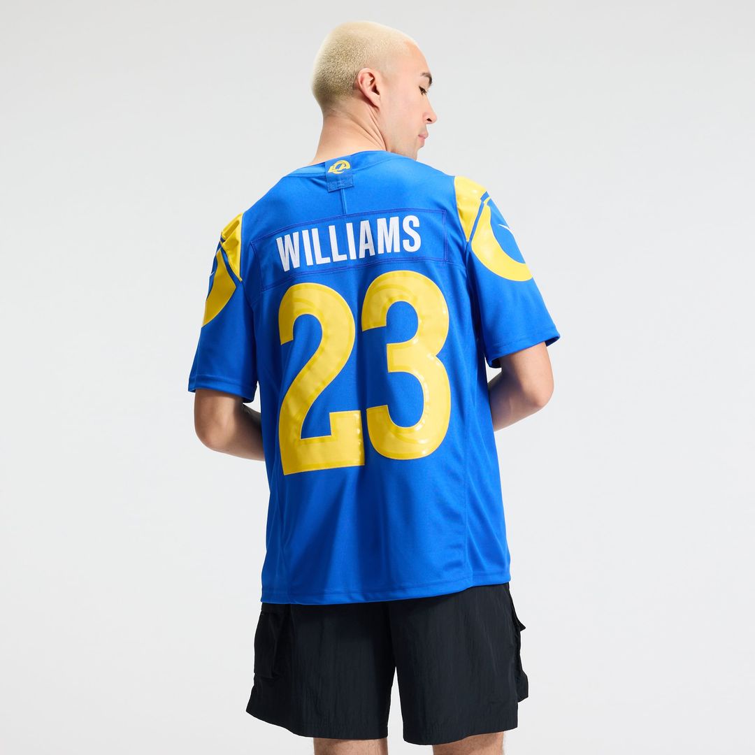 Los Angeles Rams Kyren Williams Nike Classic Sol Vapor FUSE Stitched Limited Jersey
