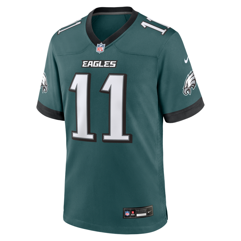Philadelphia Eagles Jihaad Campbell Nike Midnight Green Game Jersey