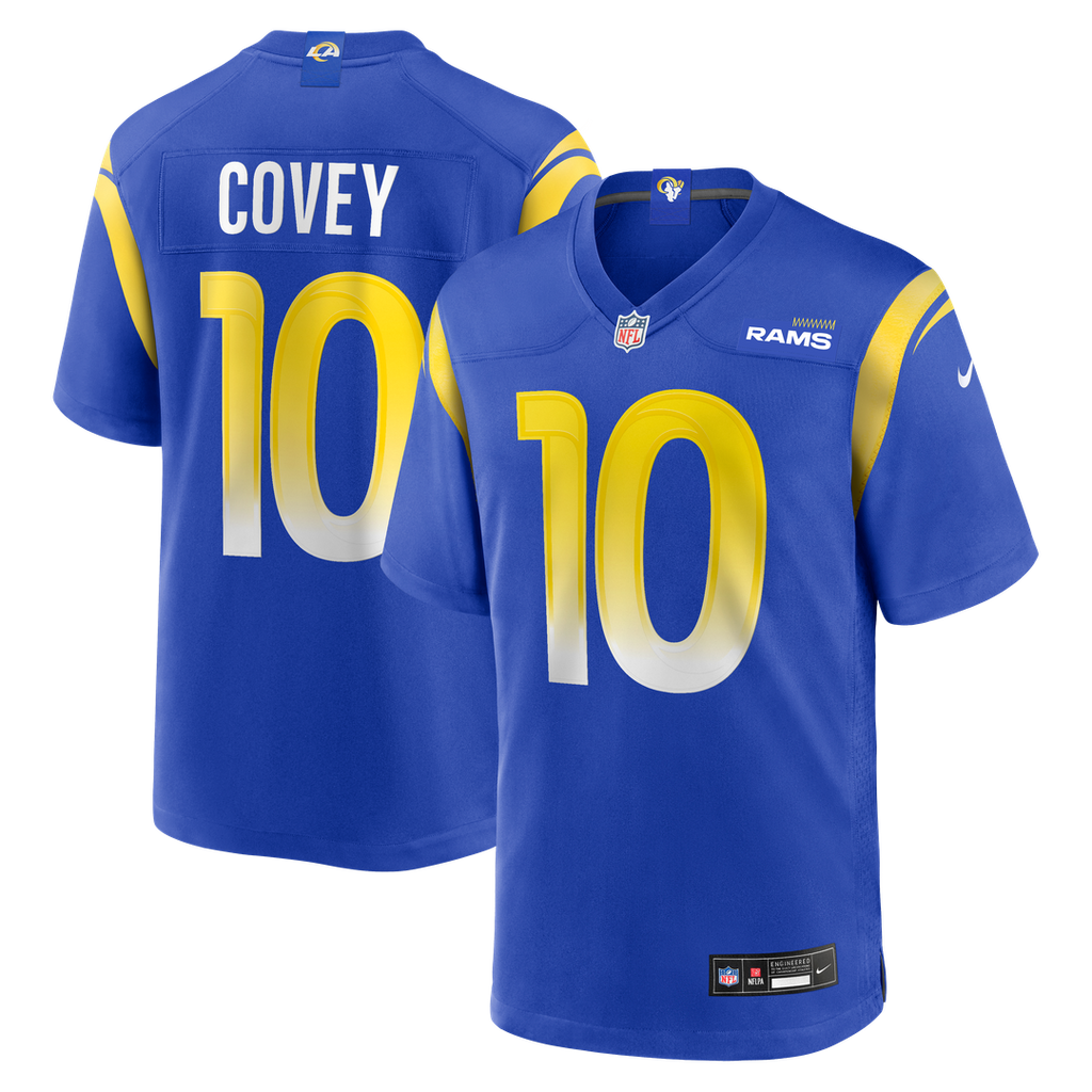 Los Angeles Rams Britain Covey Nike Royal Game Jersey