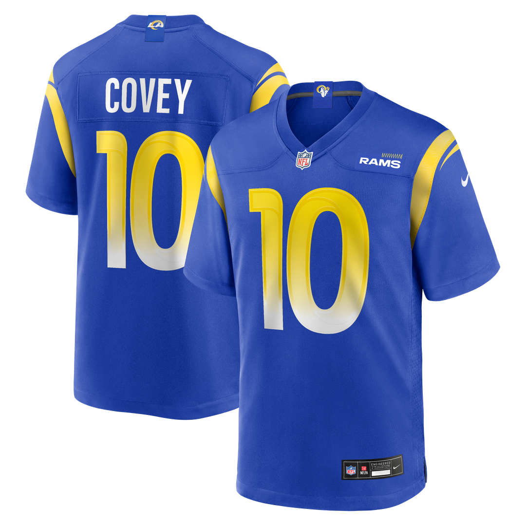Los Angeles Rams Britain Covey Nike Royal Game Jersey