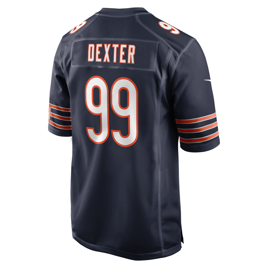 Chicago Bears Gervon Dexter Sr Nike Navy Game Jersey