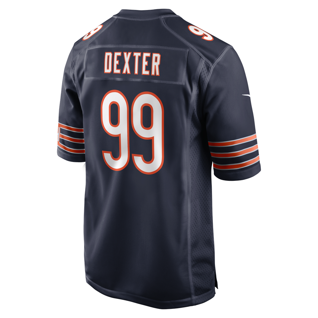 Chicago Bears Gervon Dexter Sr Nike Navy Game Jersey