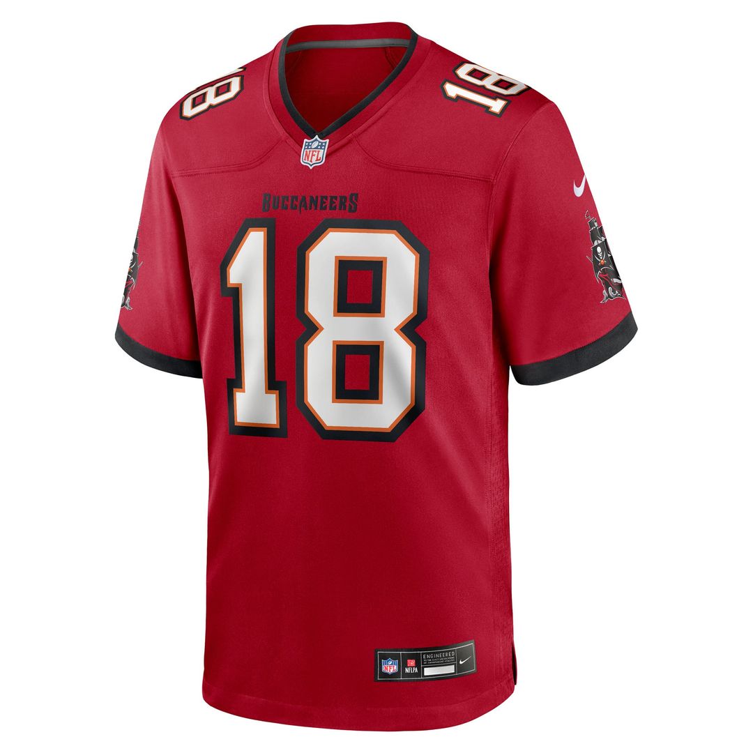 Tampa Bay Buccaneers Josh Williams Nike Red Game Jersey