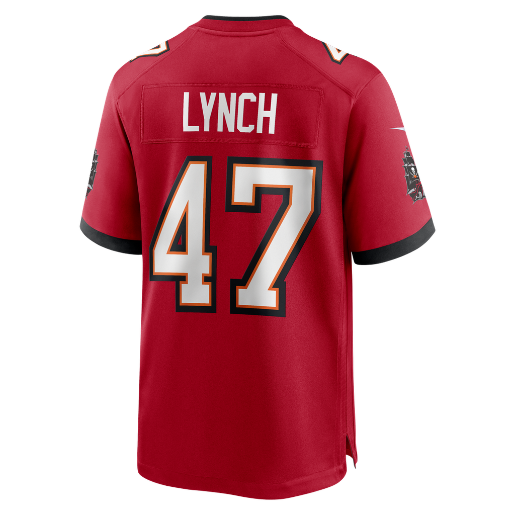 Tampa Bay Buccaneers John Lynch Nike Red Retired Player Game Jersey
