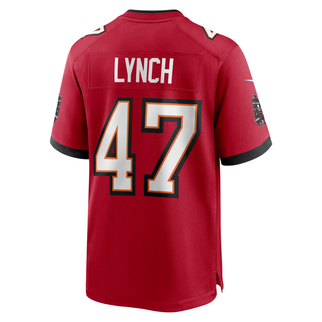 Tampa Bay Buccaneers John Lynch Nike Red Retired Player Game Jersey