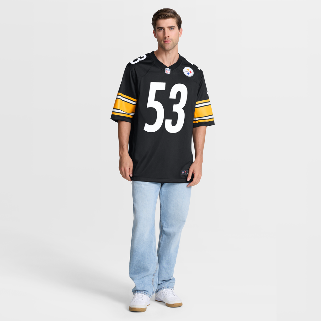 Pittsburgh Steelers JaWhaun Bentley Nike Black Game Jersey