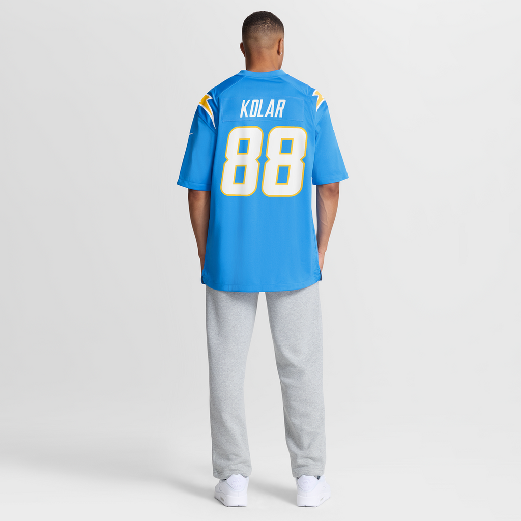 Los Angeles Chargers Charlie Kolar Nike Powder Blue Game Jersey