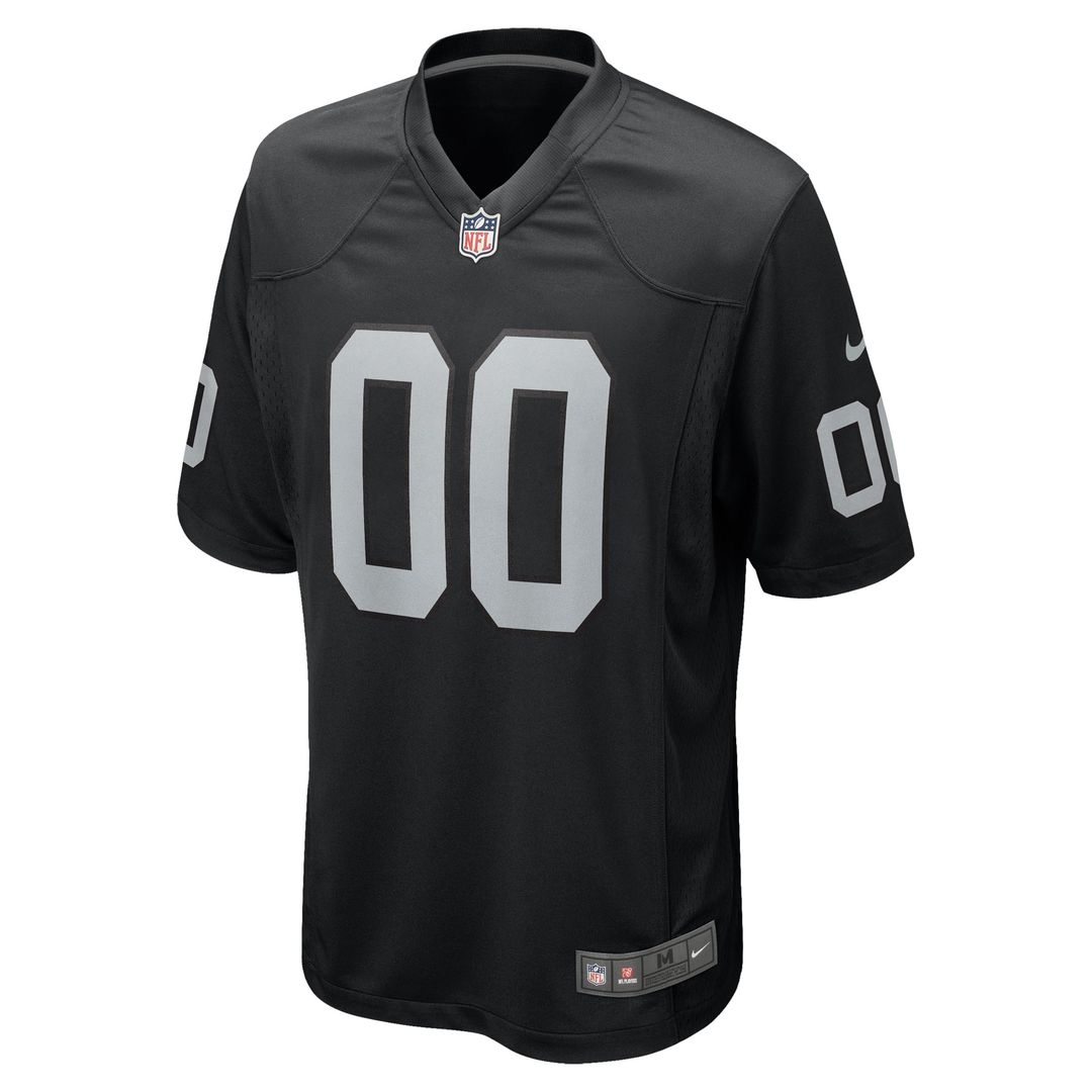 Las Vegas Raiders Nike Black Custom Jersey
