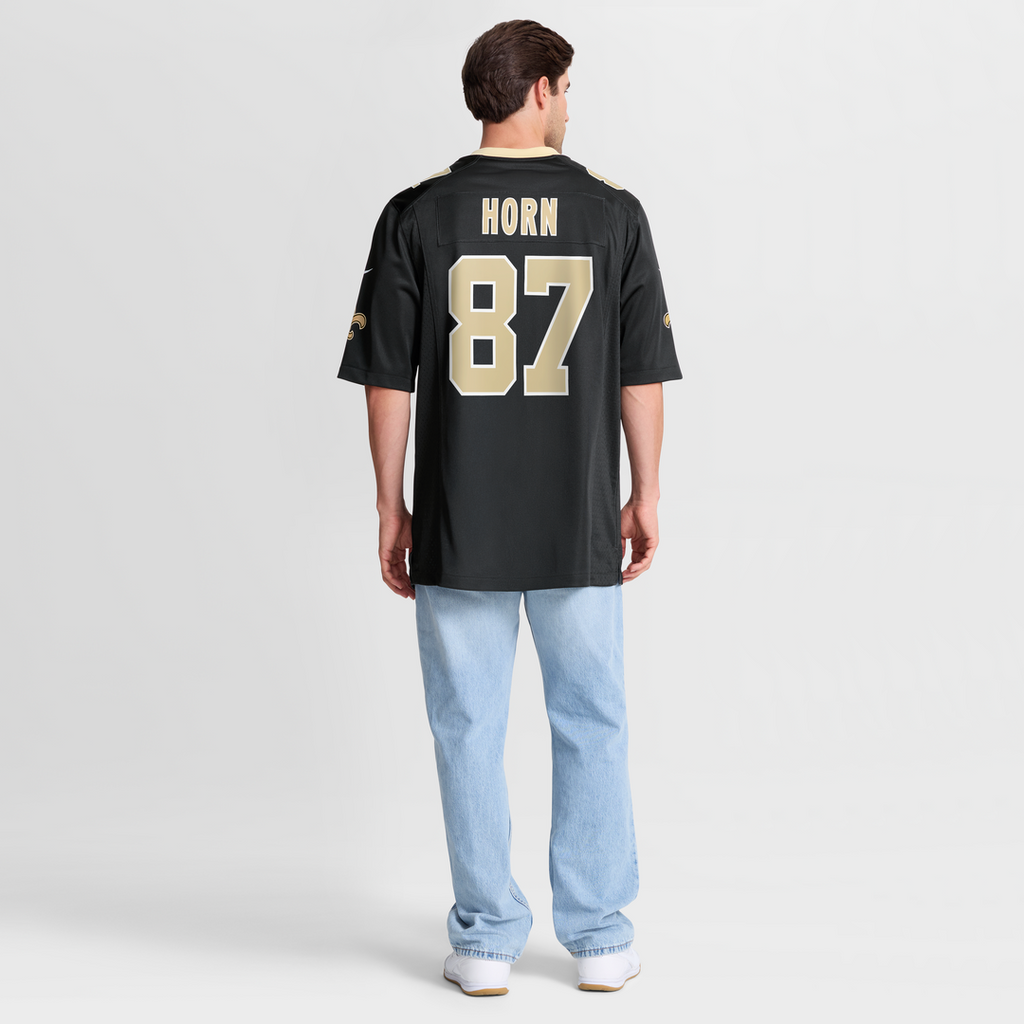 New Orleans Saints Joe Horn Nike Black Retired Player Game Jersey