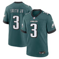Philadelphia Eagles Nolan Smith Jr. Nike Midnight Green Game Jersey
