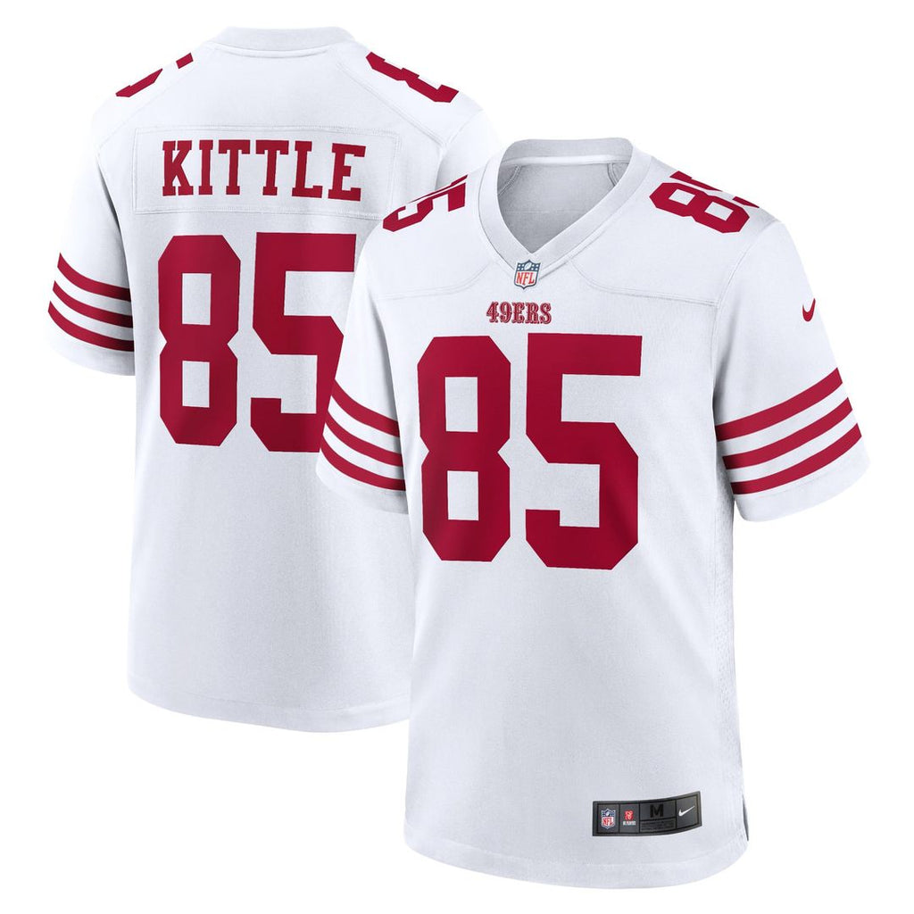 San Francisco 49ers George Kittle Nike White Game Jersey