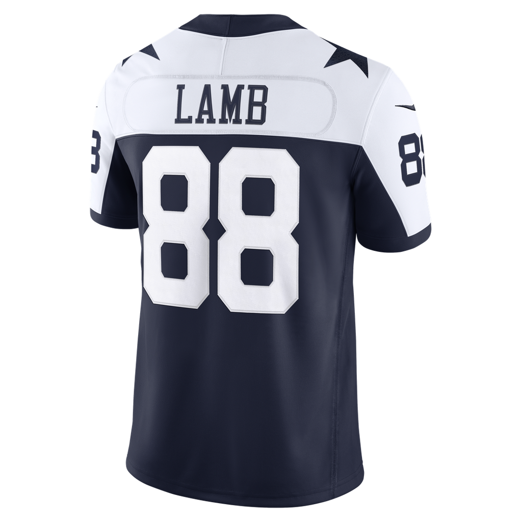 Dallas Cowboys CeeDee Lamb Nike White Vapor FUSE Stitched Limited Jersey