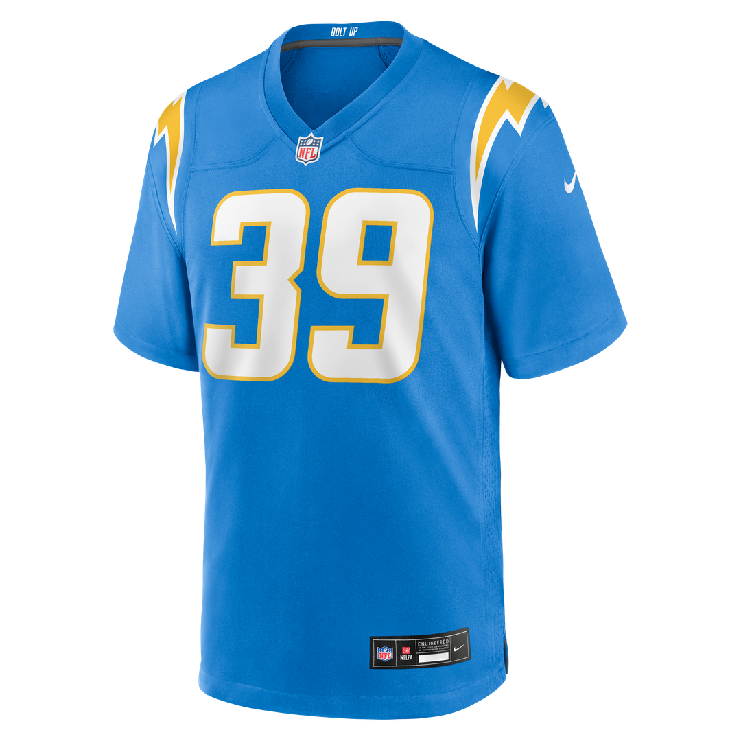 Los Angeles Chargers Eric Rogers Nike Powder Blue Game Jersey