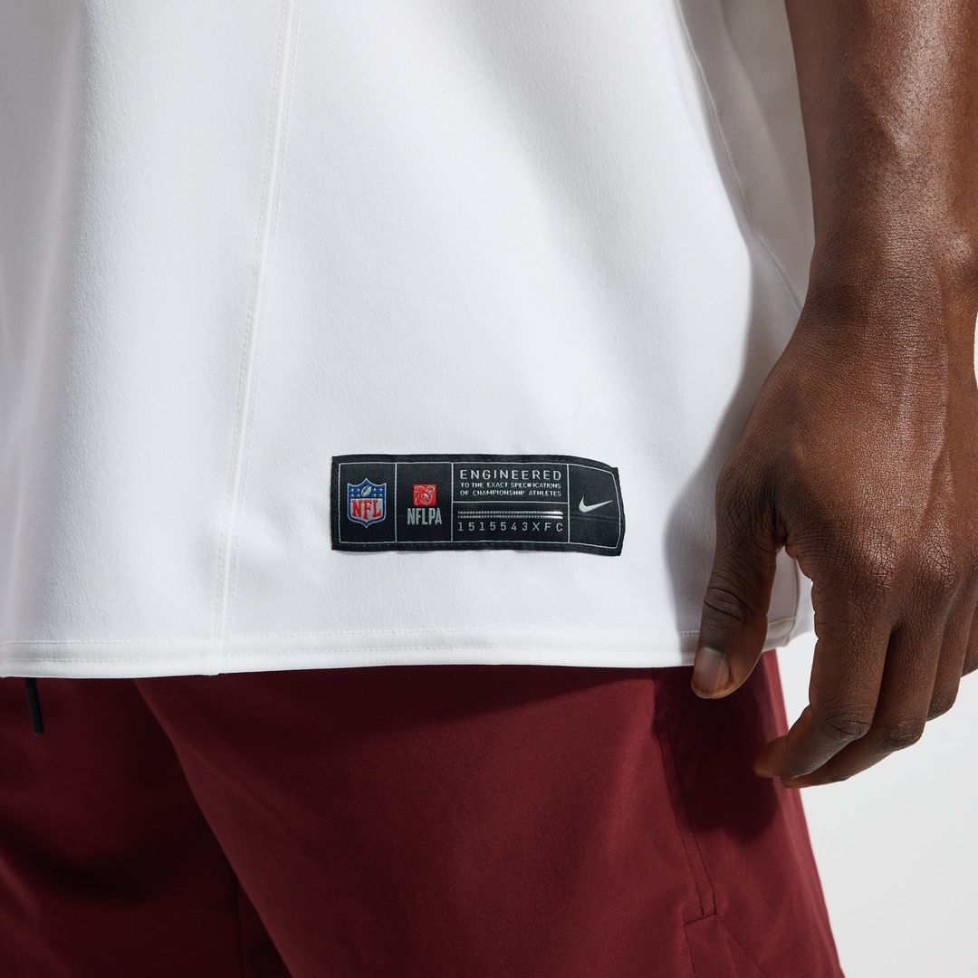 Washington Commanders Jayden Daniels Nike White Alternate 2 Super Bowl Era Vapor FUSE Elite Jersey