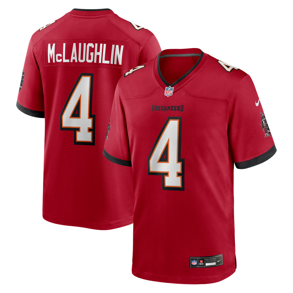 Tampa Bay Buccaneers Chase McLaughlin Nike Red Game Jersey