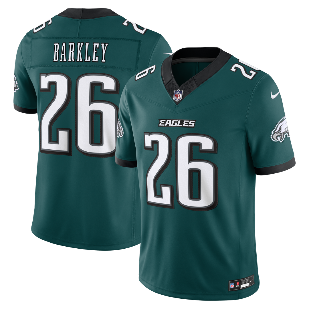 Philadelphia Eagles Saquon Barkley Nike Black Alternate Vapor FUSE Stitched Limited Jersey