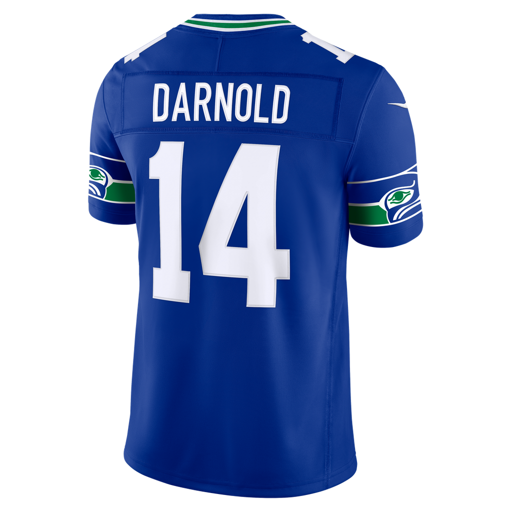 Seattle Seahawks Sam Darnold Nike Royal Alternate Vapor FUSE Stitched Limited Jersey