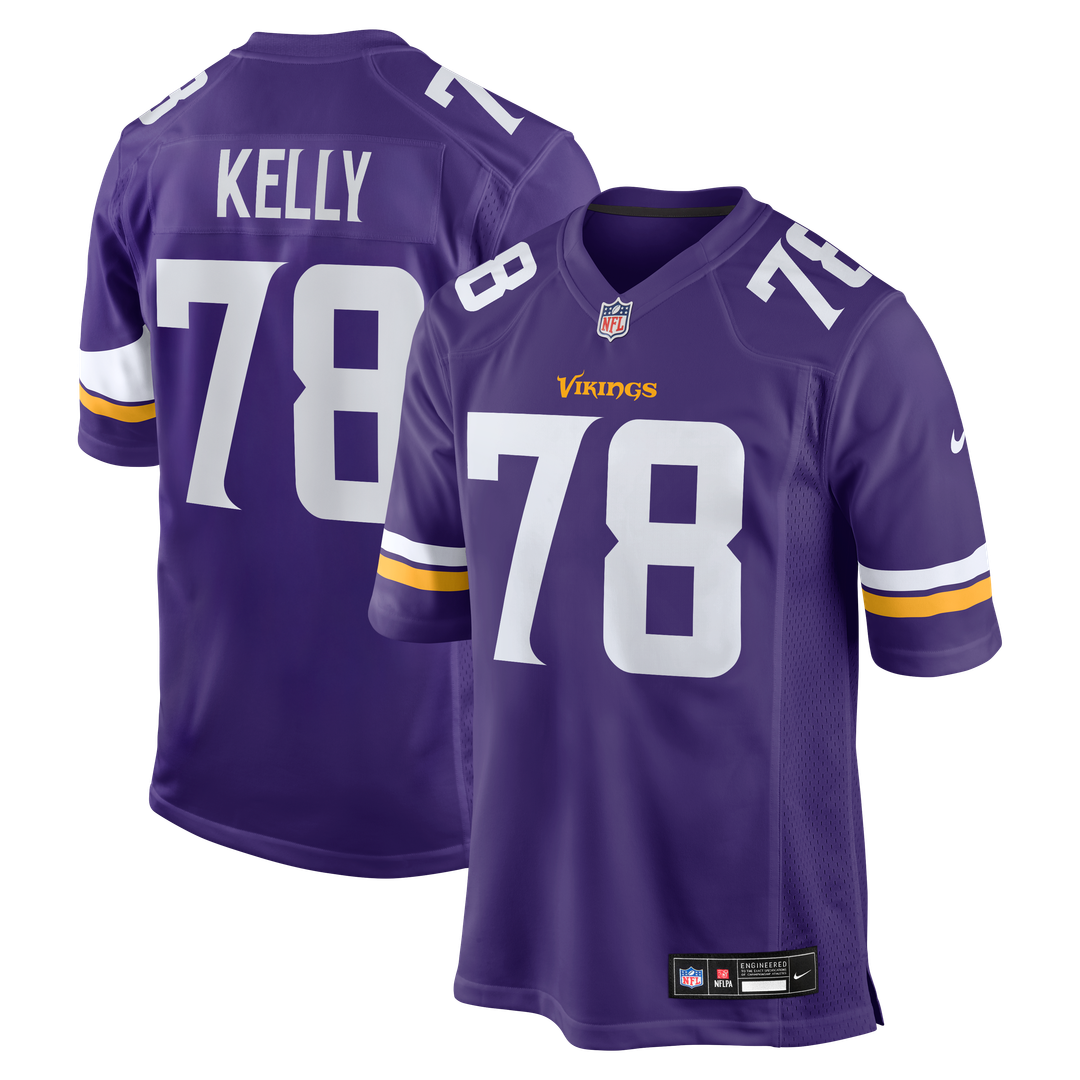 Minnesota Vikings Ryan Kelly Nike Purple Game Jersey