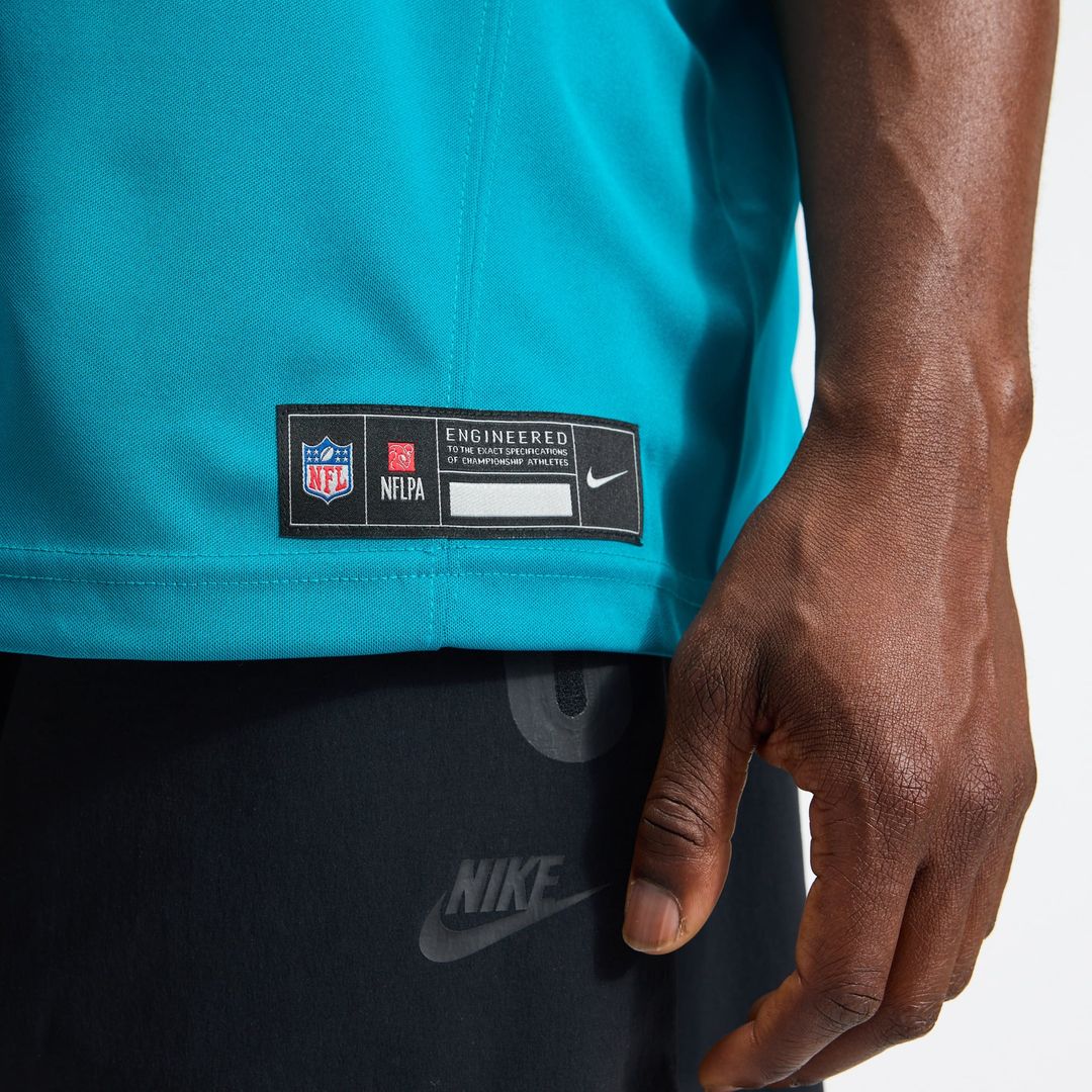 Jacksonville Jaguars Trevor Lawrence Nike Teal Team Vapor FUSE Stitched Limited Jersey