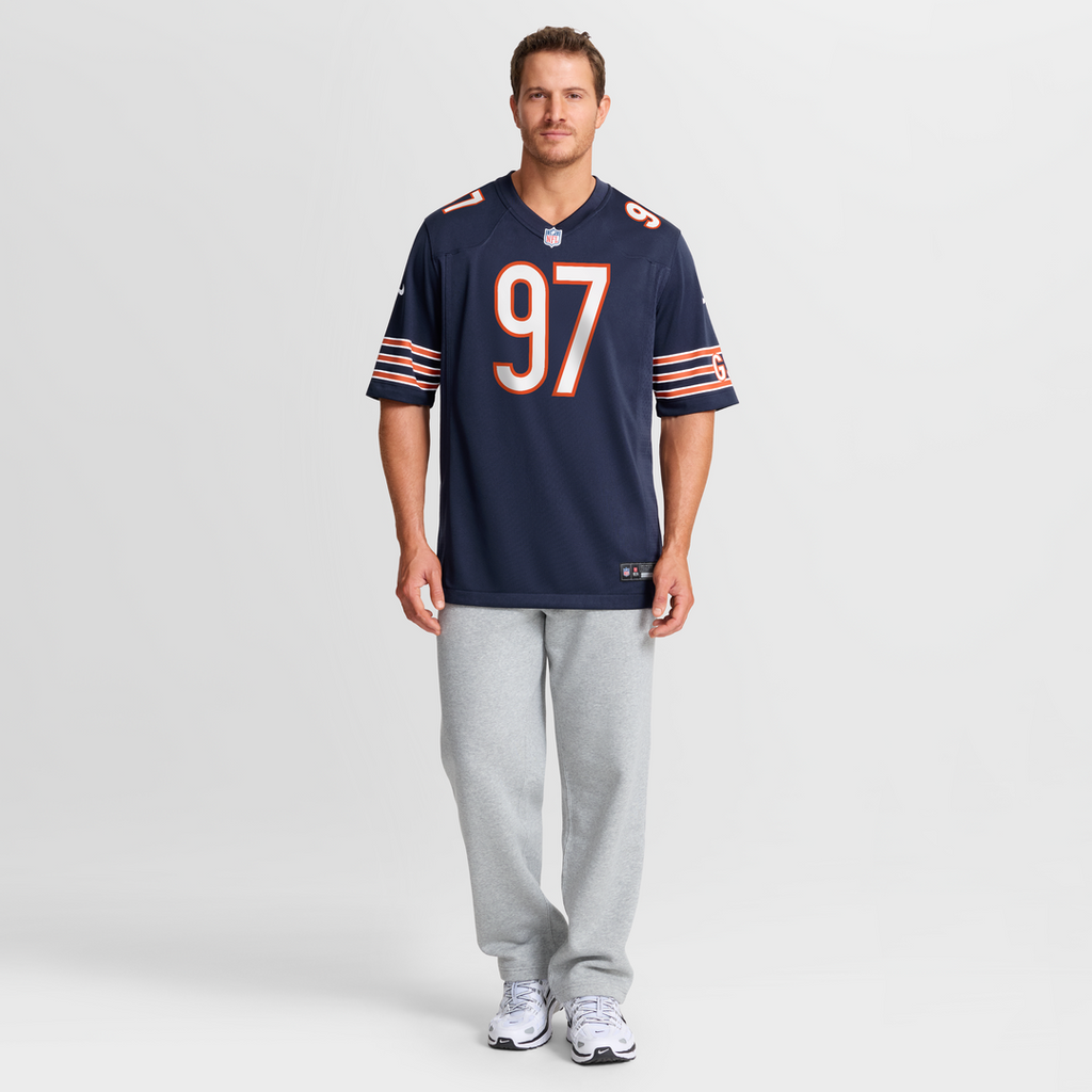 Chicago Bears James Lynch Nike Navy Game Jersey