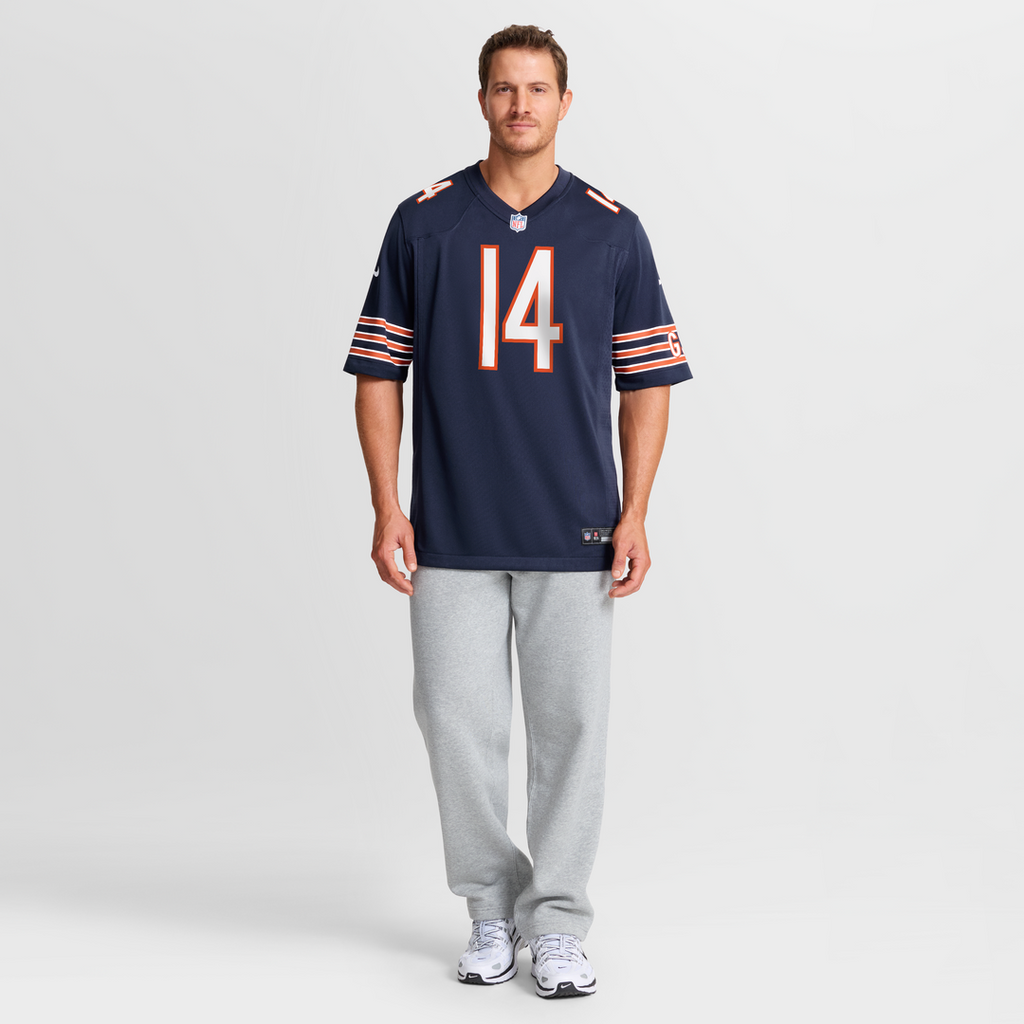 Chicago Bears Kalif Raymond Nike Navy Game Jersey