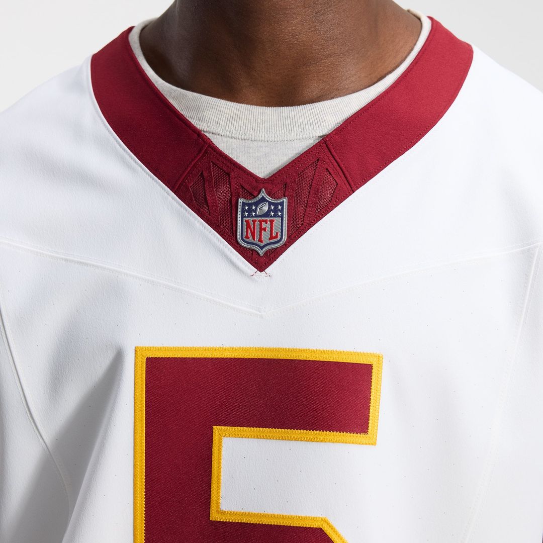 Washington Commanders Jayden Daniels Nike White Alternate 2 Super Bowl Era Vapor FUSE Elite Jersey
