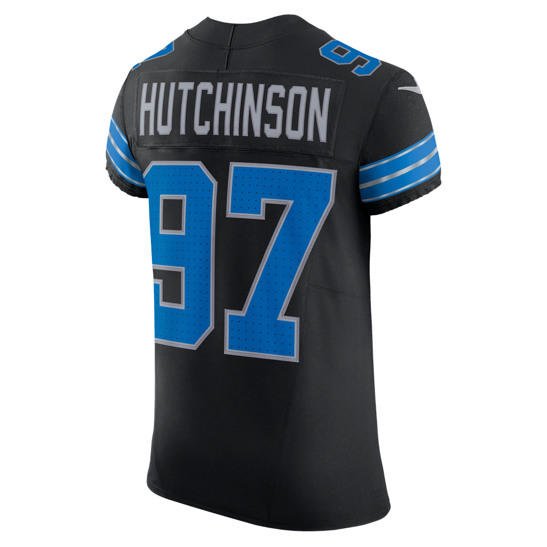 Detroit Lions Aidan Hutchinson Nike Black Alternate Vapor FUSE Elite Jersey