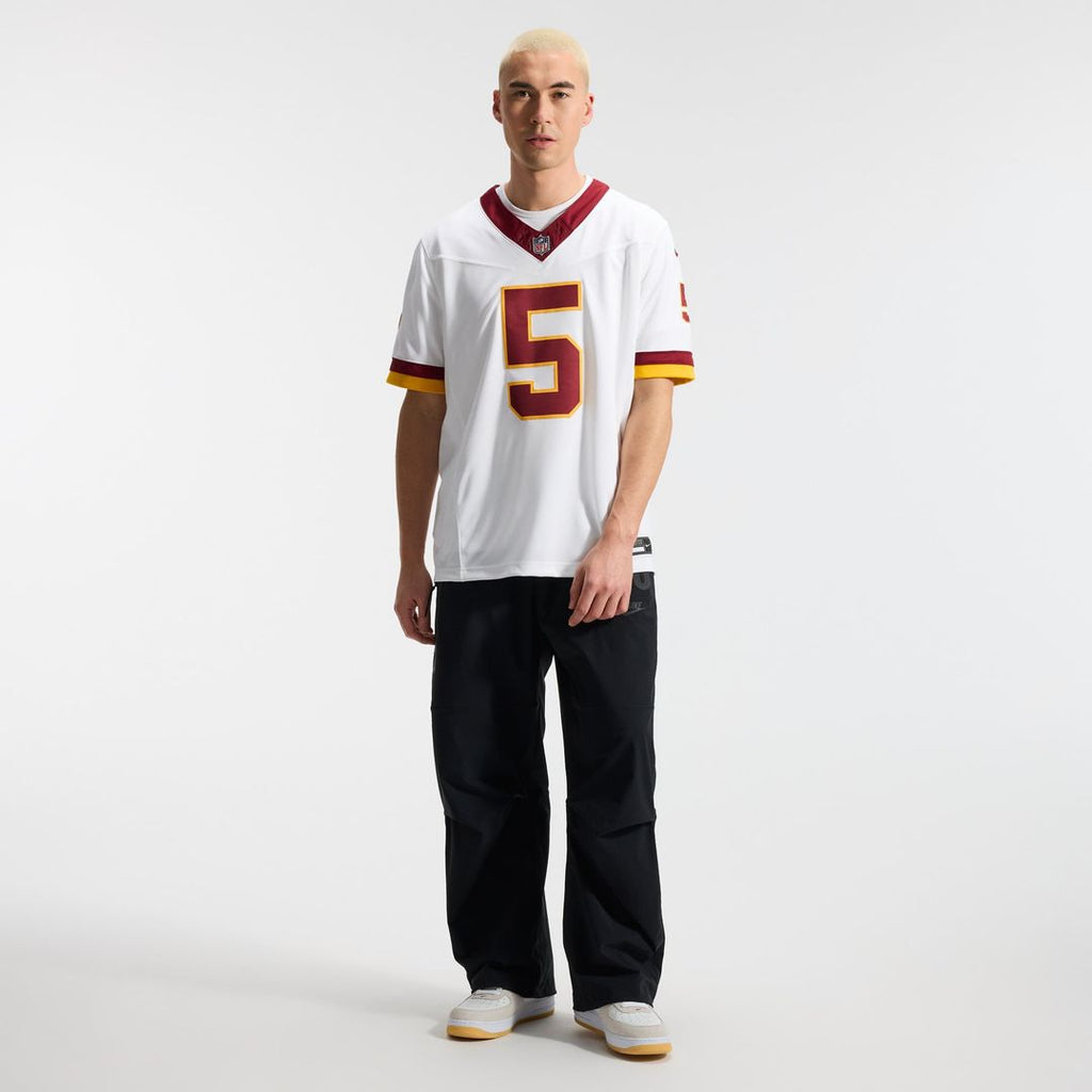 Washington Commanders Jayden Daniels Nike White Vapor FUSE Stitched Limited Jersey
