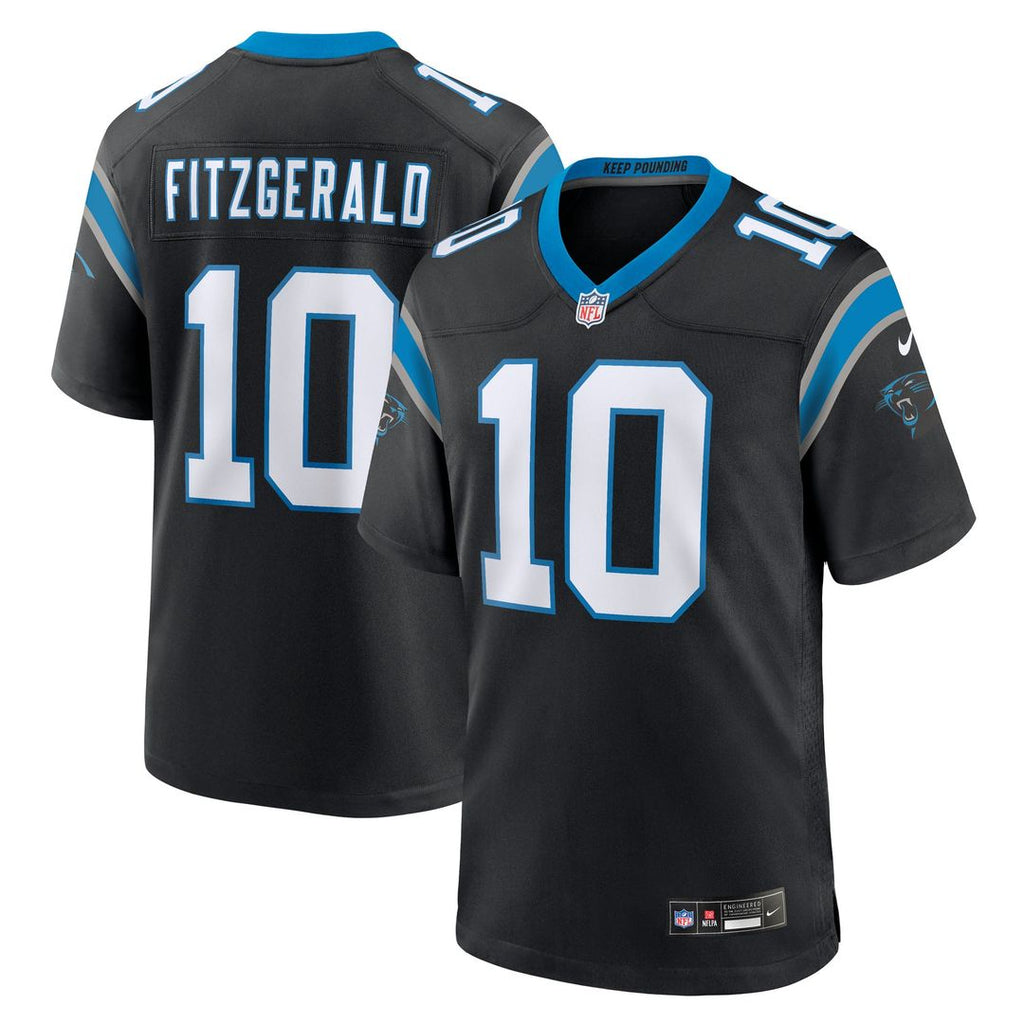 Carolina Panthers Ryan Fitzgerald Nike Black Game Jersey