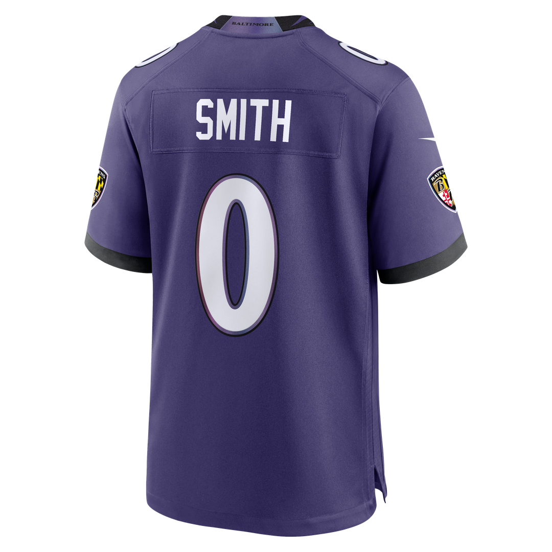 Baltimore Ravens Roquan Smith Nike Purple Game Jersey