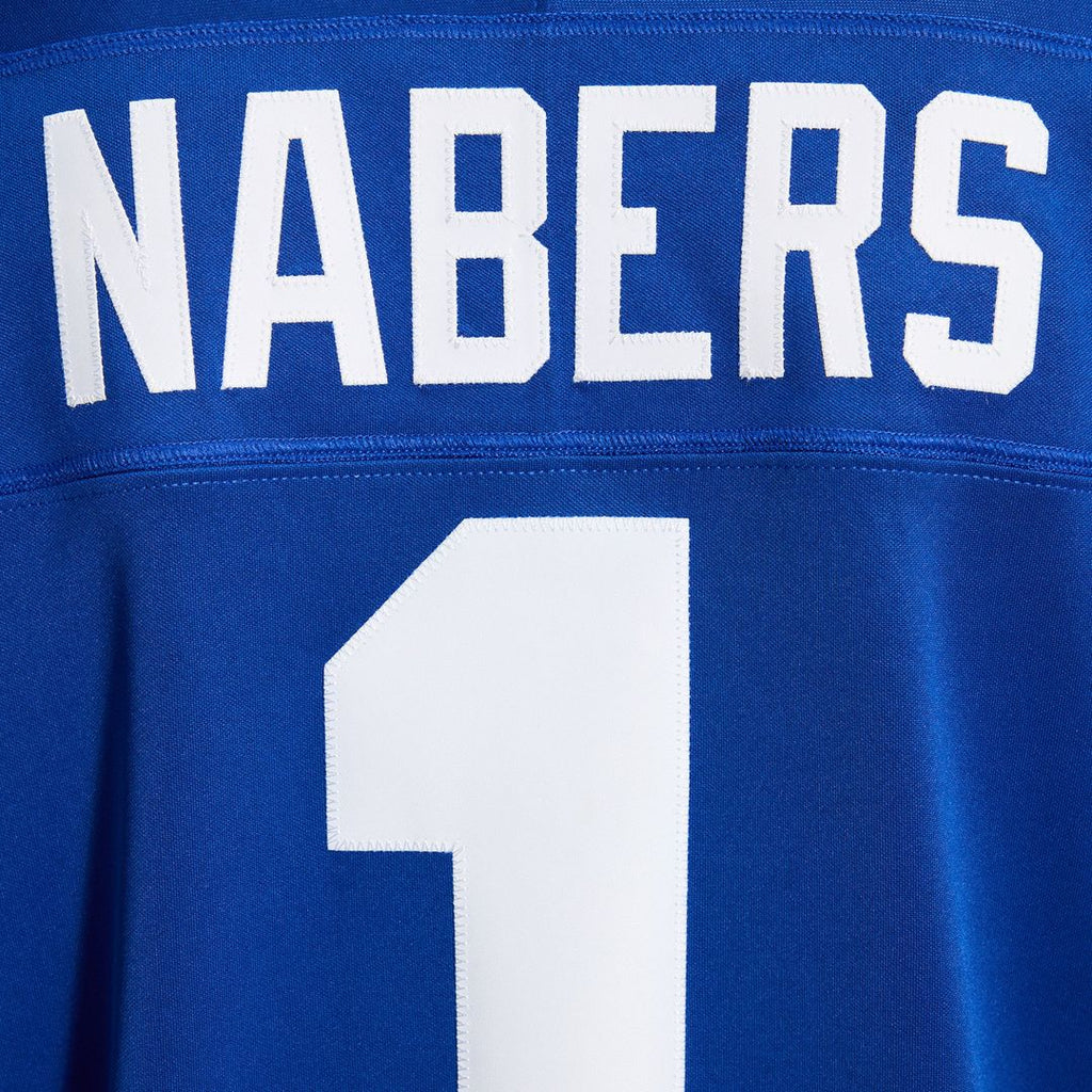 New York Giants Malik Nabers Nike Royal Team Vapor FUSE Stitched Limited Jersey