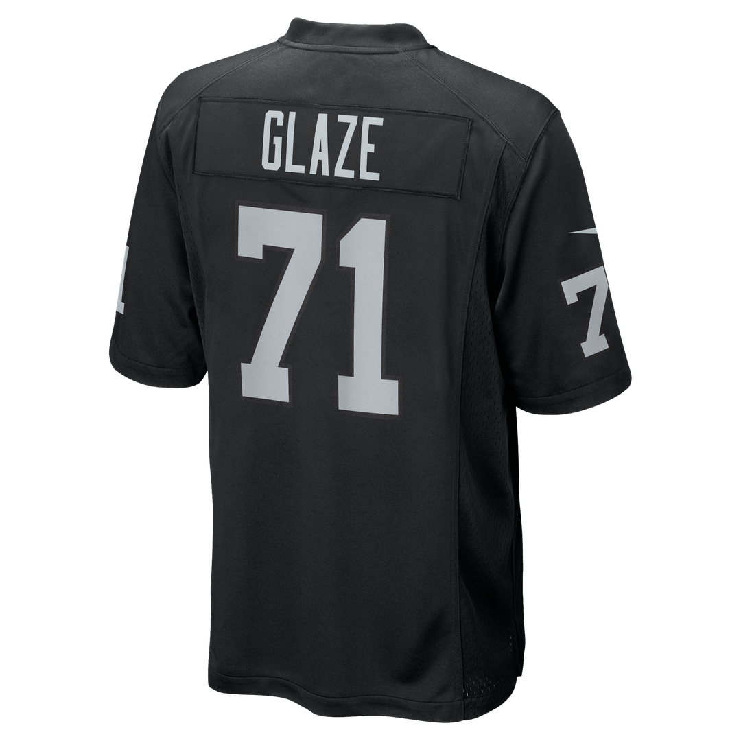Las Vegas Raiders DJ Glaze Nike Black Game Jersey