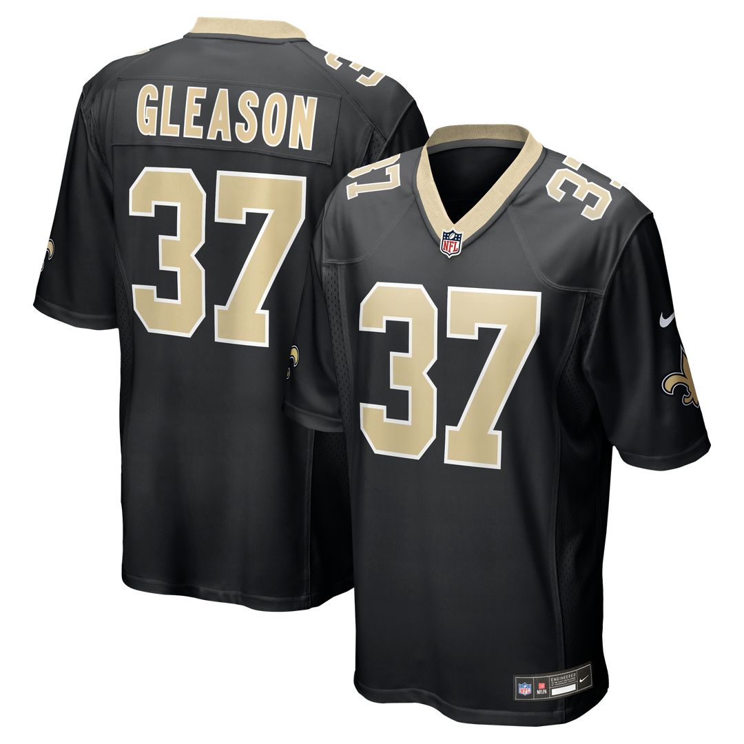 New Orleans Saints Steve Gleason Nike Black Retired Player Game Jersey