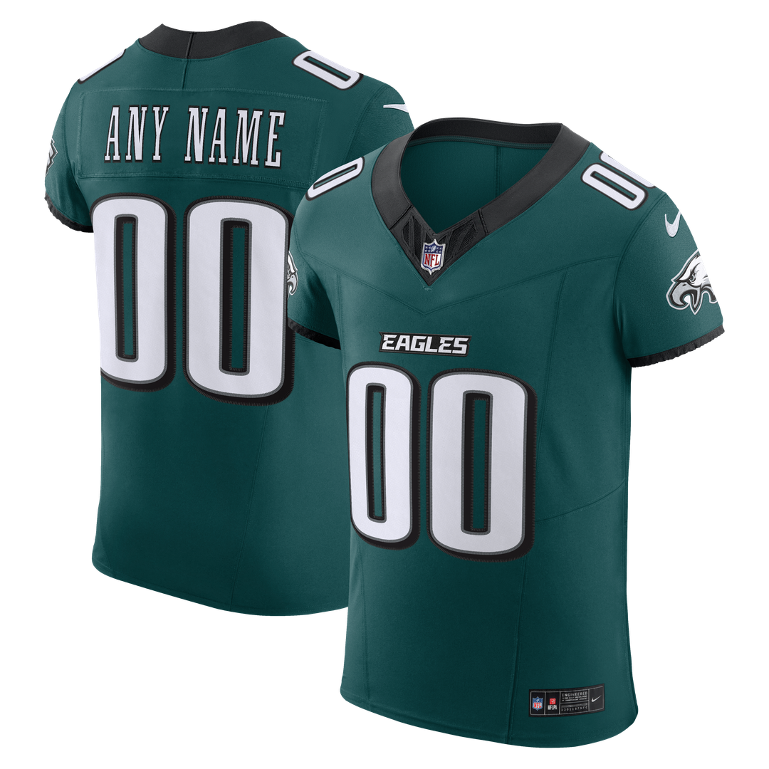 Philadelphia Eagles Nike Midnight Green Vapor FUSE Elite Custom Jersey