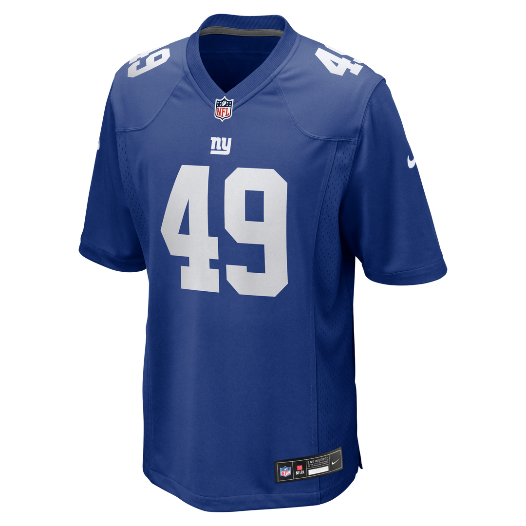 New York Giants Tremaine Edmunds Nike Royal Game Jersey