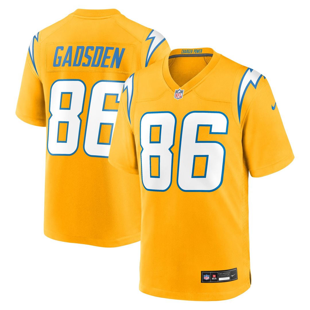 Los Angeles Chargers Oronde Gadsden Nike Powder Blue Game Jersey